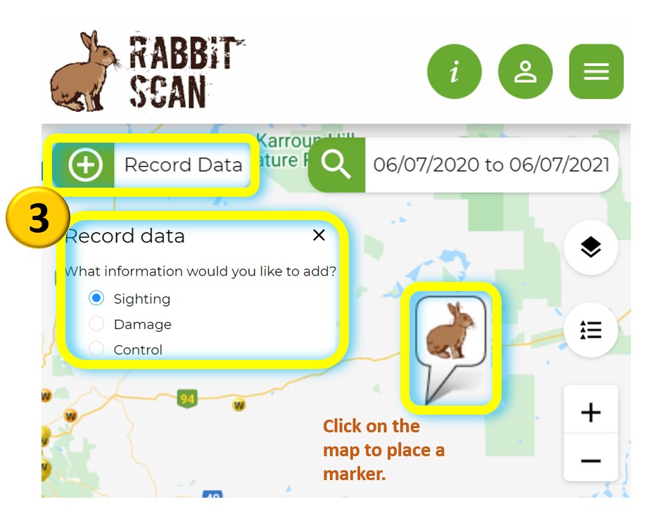 RabbitScan > How to use the website